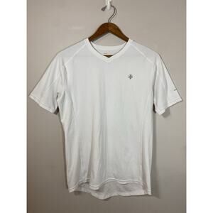 Coolibar Short Sleeve‎ Shirt Womens White T-Shirt UV Protection Outdoors MEDIUM